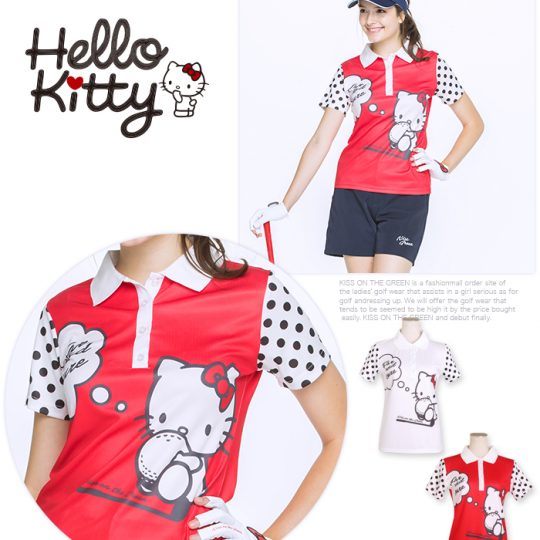 Hello Kitty×キスオンザグリーン限定コラボのゴルフウェア　発売開始