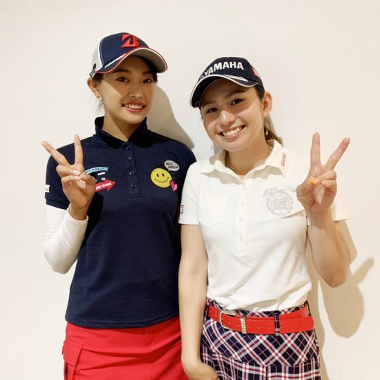 川崎志穂プロと江澤亜弥プロが一緒に番組収録でした！