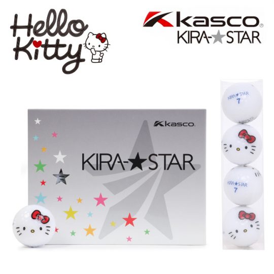 💕💕【キスオンザグリーンでしか買えないゴルフボール】Hello Kittyコラボ★キティちゃんフェイスボール💕💕