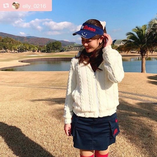 タレントの徳原恵梨ちゃんがご出演している「めざせパーゴルフIII」にキスオンザグリーンのゴルフウェアを衣装提供させて頂いております💕
